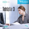 Alcatroz BT5.3/2.4G MULTI-Device Rechargeable Keyboard Tetriz Air 3 Winter White - (TETRIZ-AIR3-WW)