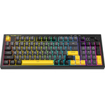 Armaggeddon TRI-Mode Connectivity Gaming Keyboard MM-98S Mimetiq Yellow Jacket - (MM-98S-YJ)