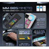 Armaggeddon TRI-Mode Connectivity Gaming Keyboard MM-98S Mimetiq Yellow Jacket - (MM-98S-YJ)