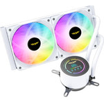 Armaggeddon Unique Dual Cooling Fan 9 Blade Deep Freeze Adv A240 Argb White - (DF-ADV-A240ARGB-W)