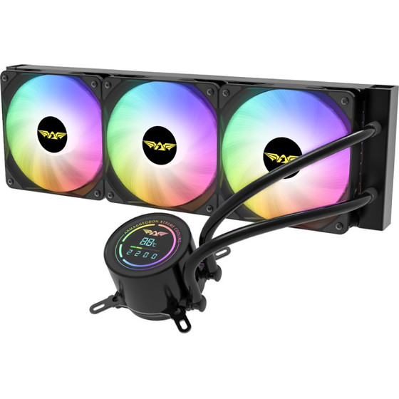 Armaggeddon Unique Triple Cooling Fan 9 Blade Deep Freeze Adv A360 Argb Black - (DF-ADV-A360ARGB-B)
