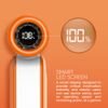 Elysium Portable Ultra Powerful Mini Fan Cream Orange - (JETSTREAM-MINI-CO)