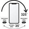 Idol 1991 Privacy Antispy Tempered Glass Xiaomi Poco X8 Pro Max 6.83in 9H 0.25mm Semi Curved Finger Unlock Full Glue BLACK