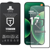 Idol 1991 Titanium Tempered Glass Xiaomi Redmi 17 5G 6.9in 9H 0.25mm Semi Curved Full Glue BLACK
