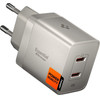 Spigen EE472EU-Gan Essential 2-Port Network Charger 47W Natural Titanium - (ACH10451)