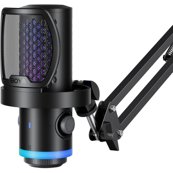 Wired Gaming Microphone With Arm, USB-C - Black Castmic G40B - (BOYA Castmic G40B)