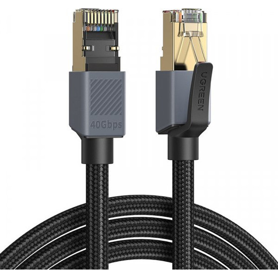 Ugreen Network Cable NW343, UTP, Cat8, 3m, Black