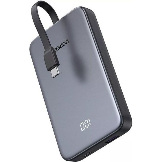 Ugreen Powerbank PB526 (75161B), 10000mAh, 20W, Qc + PD, Gray