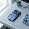 FORCELL Case For Iphone 17 Pro F-Protect Shadow Stand Premium Compatible With Magsafe Navy blue