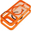 FORCELL Case For Iphone 17 Pro F-Protect Shadow Stand Premium Compatible With Magsafe orange