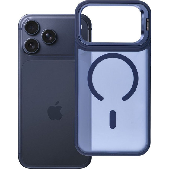 FORCELL Case For Iphone 17 Pro Max F-Protect Shadow Stand Premium Compatible With Magsafe Navy blue