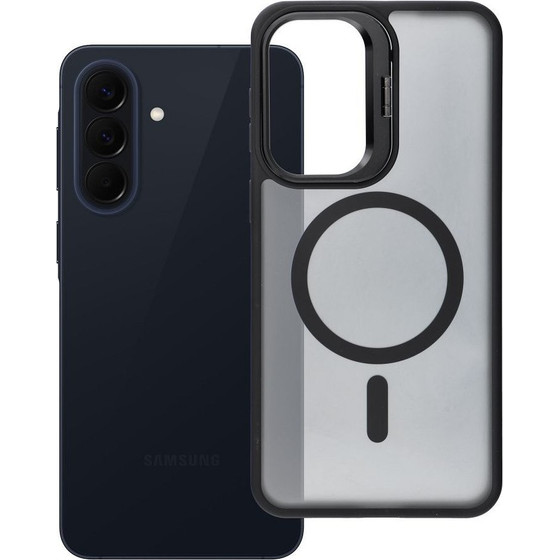 FORCELL Case For Samsung A57 F-Protect Shadow Stand Premium Compatible With Magsafe black