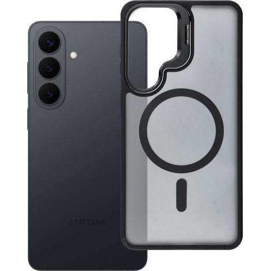 FORCELL Case For Samsung S26 Plus F-Protect Shadow Stand Premium Compatible With Magsafe black