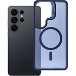 FORCELL Case For Samsung S26 Ultra F-Protect Shadow Stand Premium Compatible With Magsafe Navy blue
