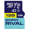 GoodRAM Rival Memory Card Microsd 128GB 100MB/s Class 10 UHS-I V30 A2 With Adapter SD