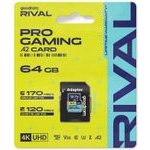 GoodRAM Rival Memory Card Microsd 64GB 100MB/s Class 10 UHS-I V30 A2 With Adapter SD