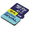 GoodRAM Rival Memory Card Microsd 64GB 100MB/s Class 10 UHS-I V30 A2 With Adapter SD