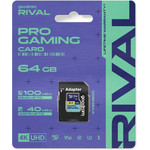 GoodRAM Rival Memory Card Microsd 64GB 100MB/s Class 10 UHS-I V30 With Adapter SD