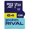 GoodRAM Rival Memory Card Microsd 64GB 100MB/s Class 10 UHS-I V30 With Adapter SD