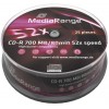MEDIARANGE CD-R 52X 700MB/80MIN CAKE25 - (MR201)