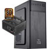 Alcatroz Pc Case With Psu Azzura Millenia Eco M300 Black - (AME-M300-B)