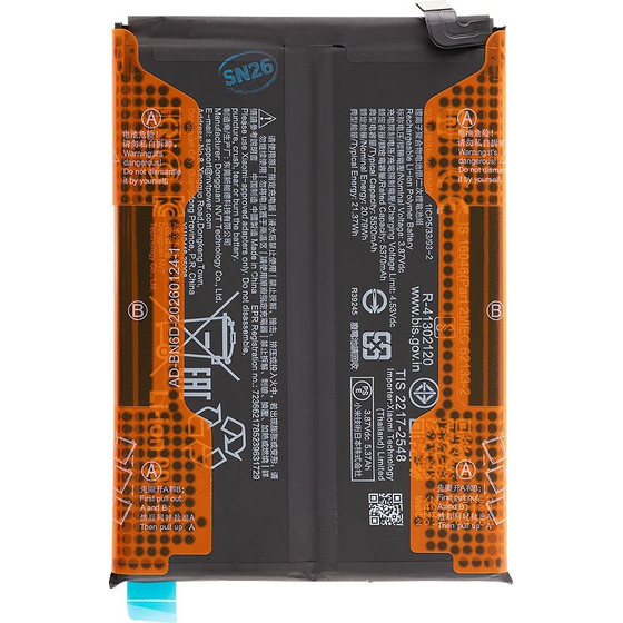 Xiaomi BN6D Original Battery 5520mAh (Service Pack) - (1330101000268B)