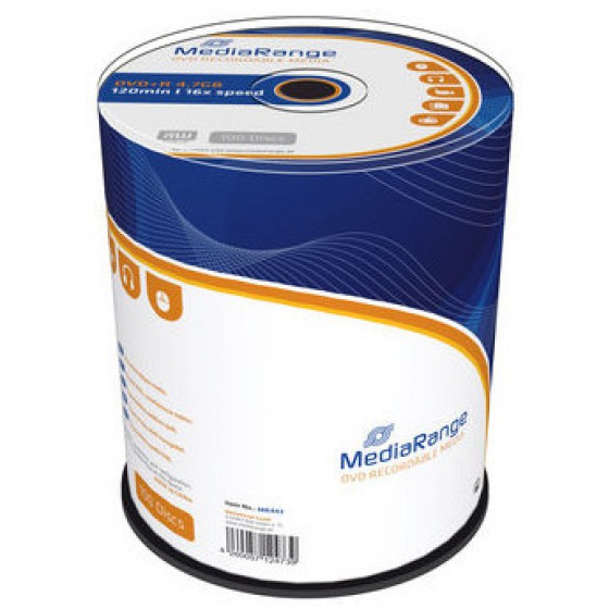 MEDIARANGE DVD + R 4,7 GB 16X CAKE100 - (MR443)
