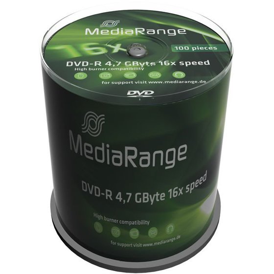 MEDIARANGE DVD-R 4,7 GB 16X CAKE100 - (MR442)