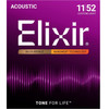 Elixir Strings 11027 Custom Light Nw - Acoustic Guitar Strings (11-52) - (3313211027)