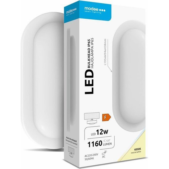 Modee Led ���� ������ 12W 4000K IP65 ����� Erp - (ML-BH4000K12WO-W)