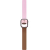 Moft Snap Duo Strap For Apple Watch 1-5/6/7/8/9/10/11/SE/Se 2/Se 3 (38/40/41/42 mm) pink/Brown - (MD025-1-42-LTPKBE)