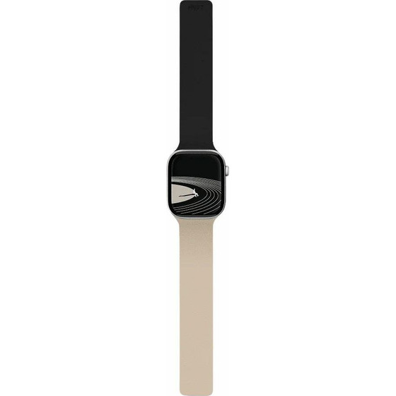 Moft Snap Duo Strap For Apple Watch 1-5/6/7/8/9/10/11/SE/Se 2/Se 3 (38/40/41/42 mm) white/Blac - (MD025-1-42-JTBKBHWT)