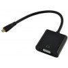Powertech micro HDMI male - VGA female HDMI 1.4V 0.20M - (CAB-H032)