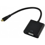 Powertech micro HDMI male - VGA female HDMI 1.4V 0.20M - (CAB-H032)