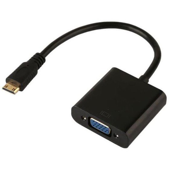 PT ���. HDMI 1.4V(M) MINI / VGA DB15(F) - 0.20CM - (CAB-H031)