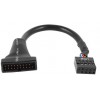 POWERTECH ������� ���. USB 2.0 (9PIN) - USB 3.0V(20PIN) - 0.20CM - (CAB-U046)