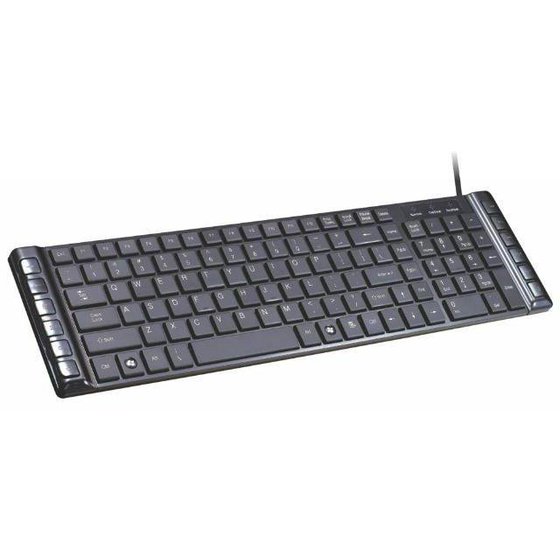 POWERTECH ���� SLIM ��������� KEYBOARD - MULTIMEDIA