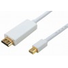 PT MINI DP MALE / HDMI 1.4V MALE - 2M - WHITE - (CAB-DP011)