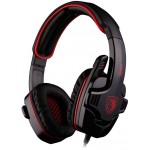 SADES GAMING HEADSET (GPOWER) - RED - �� 40MM ��������� ��������� - (SA-708-RD)