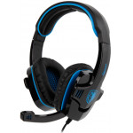 SADES GAMING HEADSET (GPOWER) �� 40MM ��������� ��������� - (SA-708-BL)