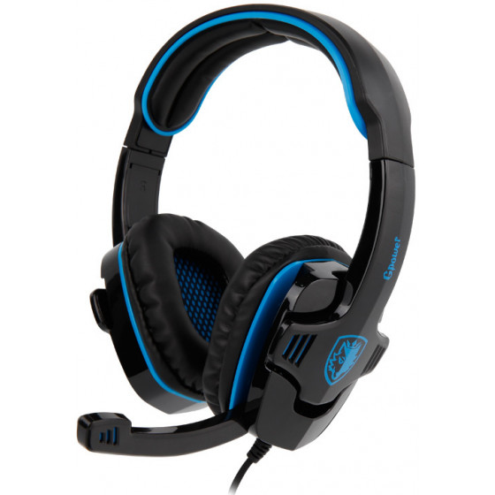 SADES GAMING HEADSET (GPOWER) �� 40MM ��������� ��������� - (SA-708-BL)