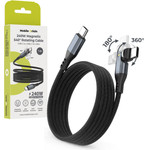 Mobile Origin 240W Magnetic 540� Rotating USB-C To USB-C Cable 1 m CB14 - (MO-MRC-CB14)