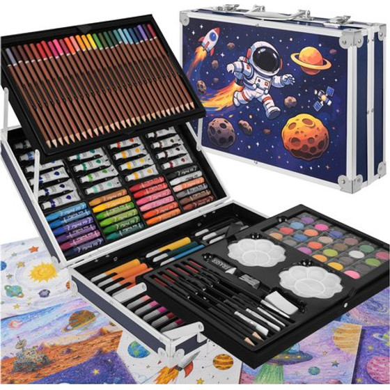 Maaleo Painting Set in Suitcase - Astronaut - (19339-0)
