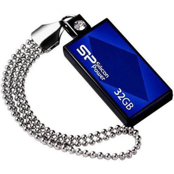 SILICON POWER USB FLASH DRIVE T810, 16GB, BLUE