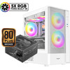 Armaggeddon Gaming Pc Case Aquaron Nemo 3 White - (NEMO3W)