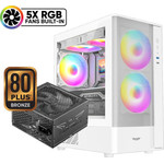 Armaggeddon Gaming Pc Case Aquaron Nemo 3 White - (NEMO3W)