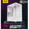 Armaggeddon MICRO-Atx Gaming Case With 3X Chroma Built In Fans Aquaron Duplex 2 Chroma White - (AQUARON-D2CHR-W)