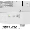 Armaggeddon MICRO-Atx Gaming Case With 3X Chroma Built In Fans Aquaron Duplex 2 Chroma White - (AQUARON-D2CHR-W)