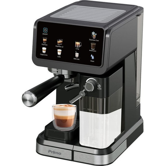 Primo ������ Espresso+Milk Frother PREM-40570 Hot & Cold 3��1 20BAr Touch Screen �����-Inox - (PR��-40570)