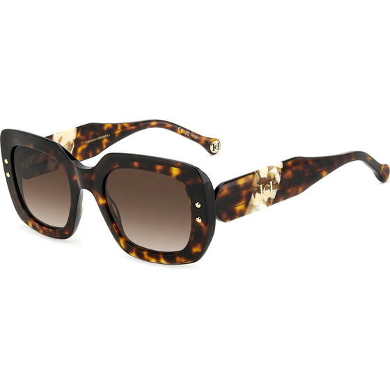 Carolina Herrera Sunglasses Women (Lens/Bridge/Temple) 52/22/145 mm) - (HER0186SC9K)